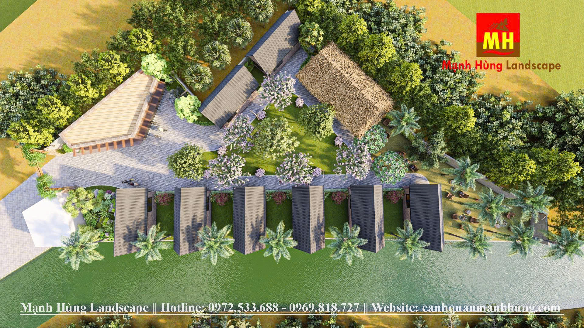 THIẾT KẾ CẢNH QUAN BUNGALOW